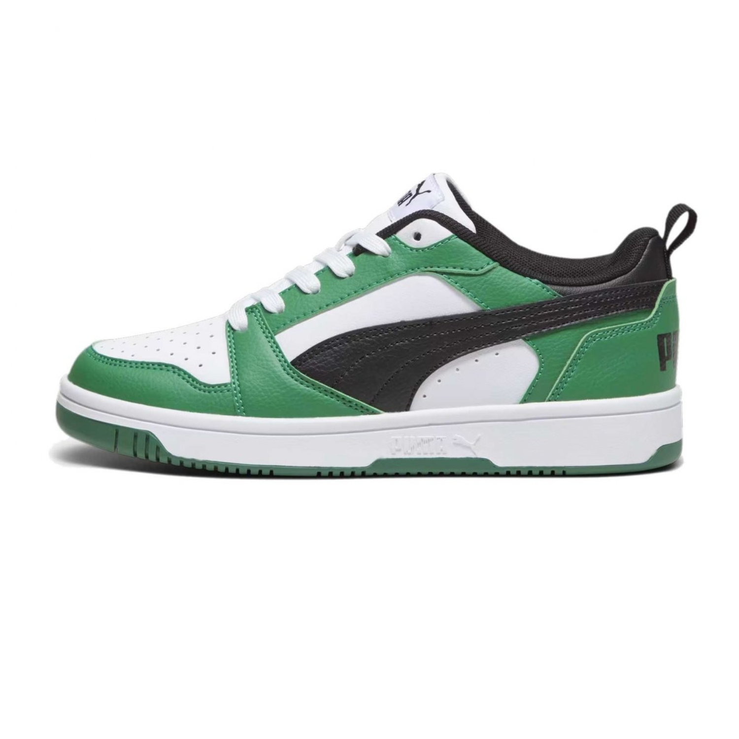 Tenis Casual Puma Rebound V6 Lo verde 393833 05 unisex