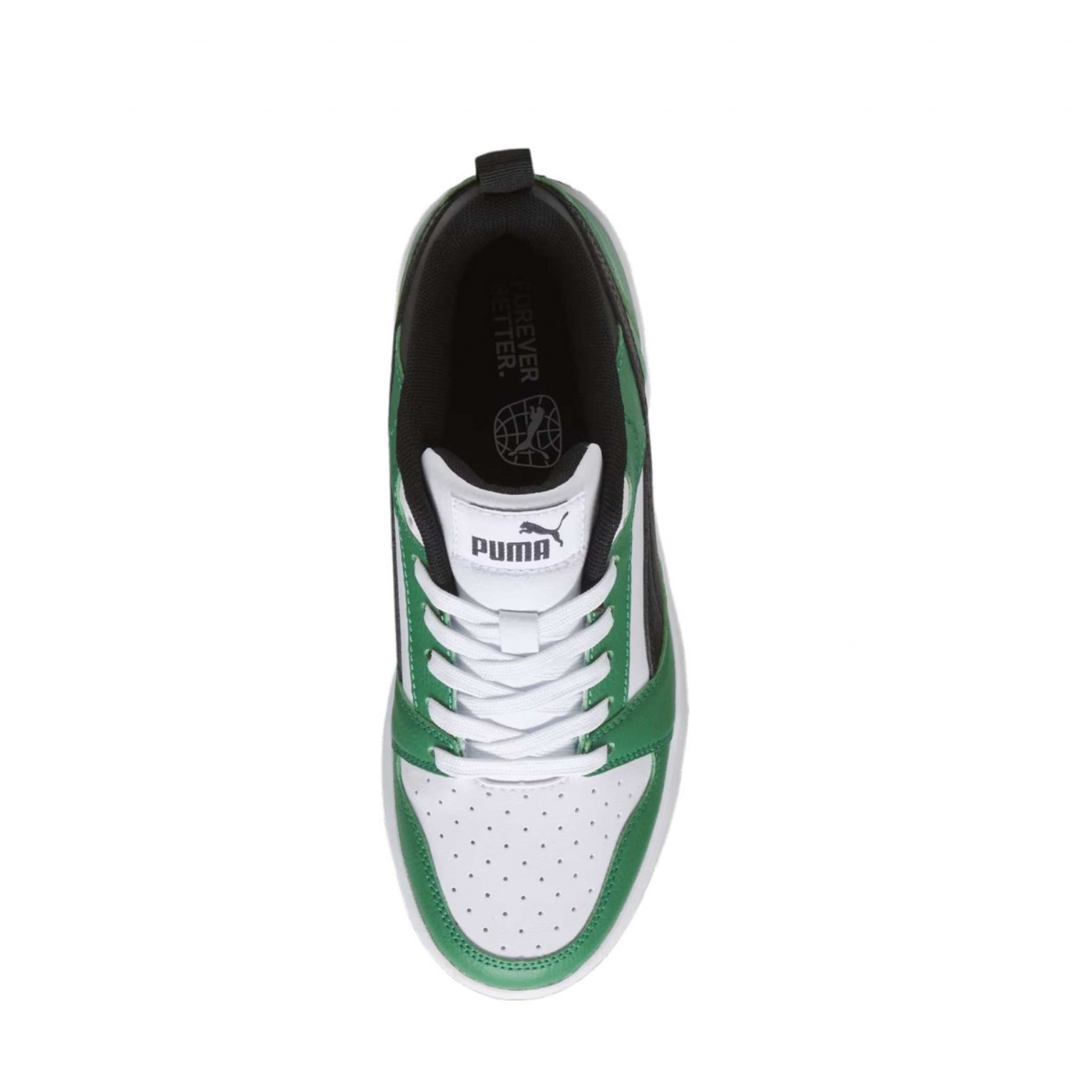 Tenis Casual Puma Rebound V6 Lo verde 393833 05 unisex