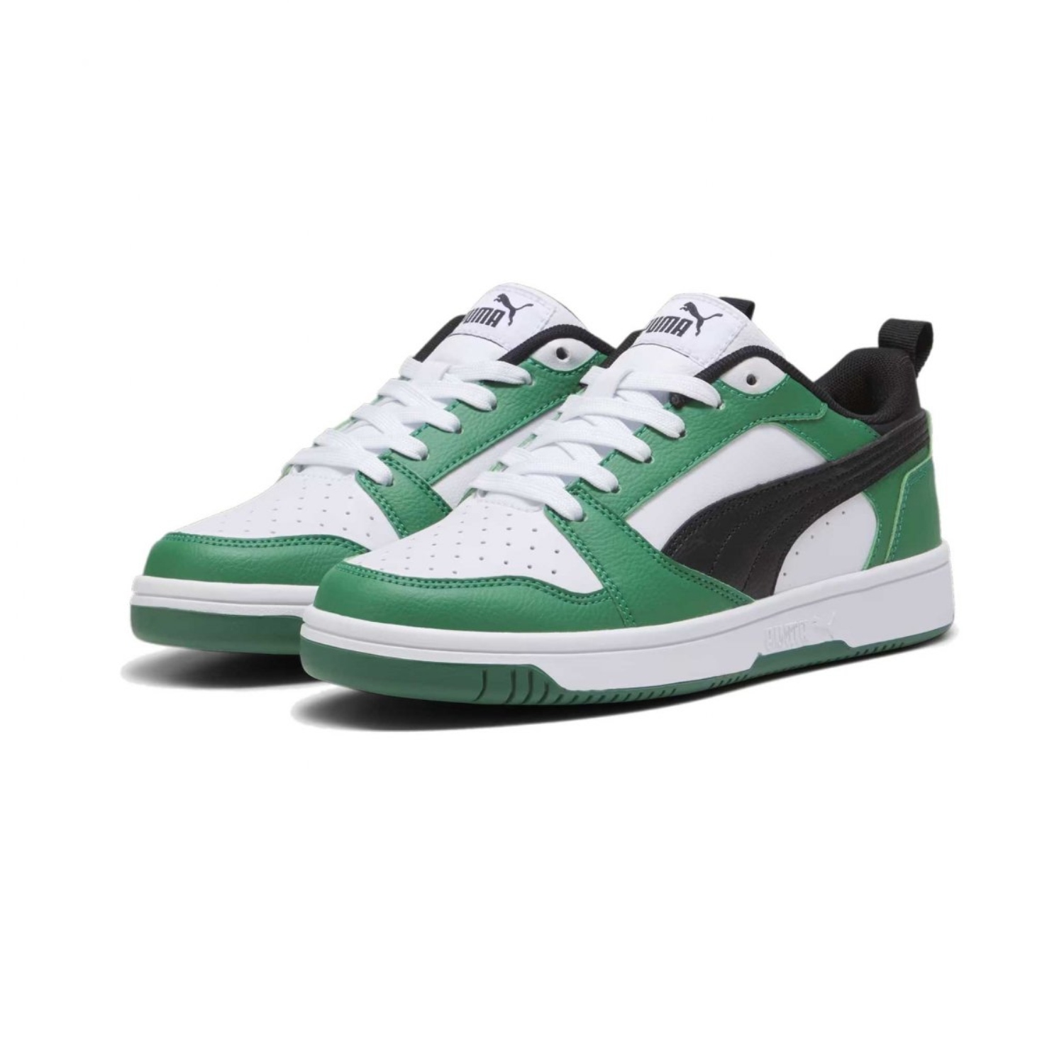 Tenis Casual Puma Rebound V6 Lo verde 393833 05 unisex