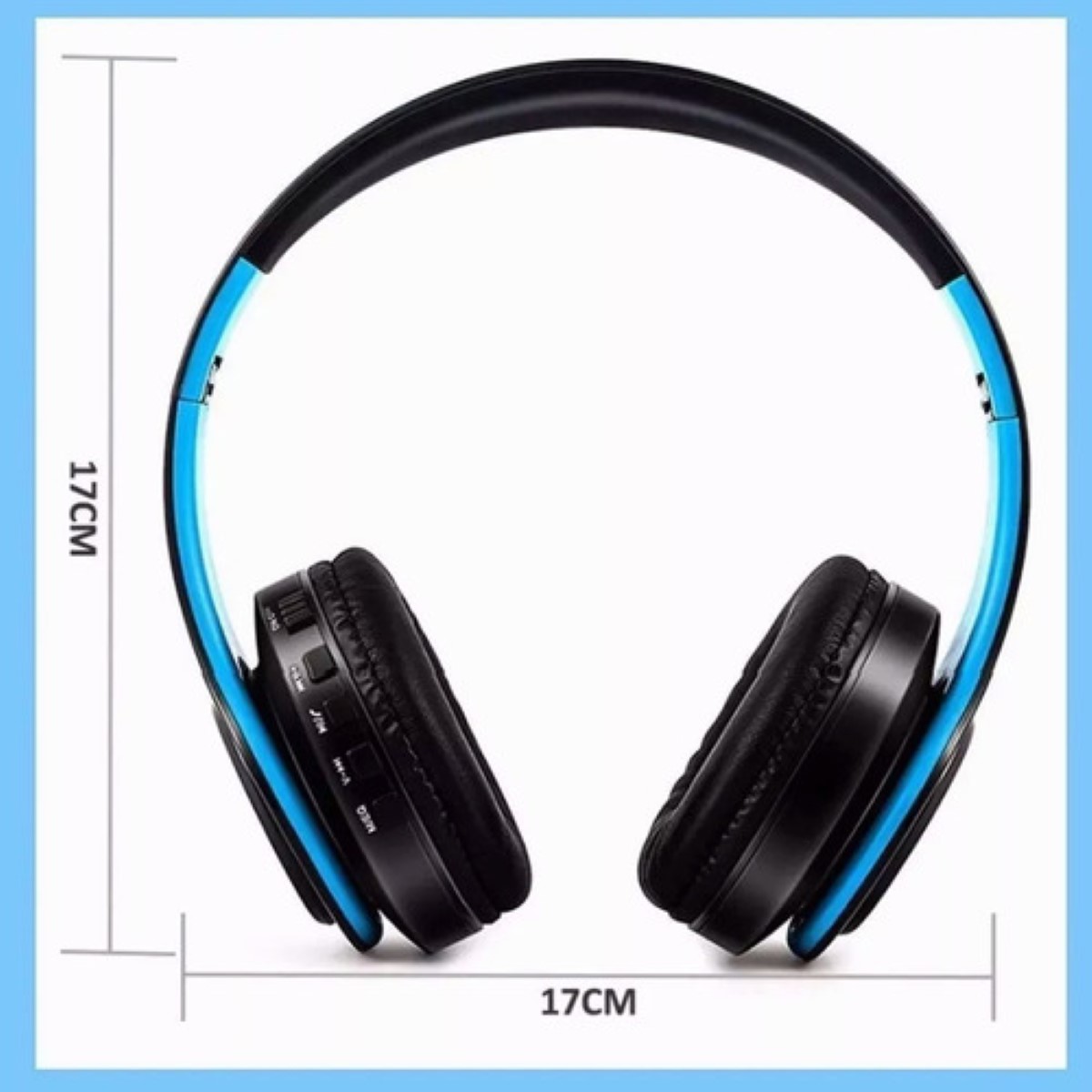 Auriculares Bluetooth, Inalámbrico Hi-fi Nakano Miku, Azul/Negro