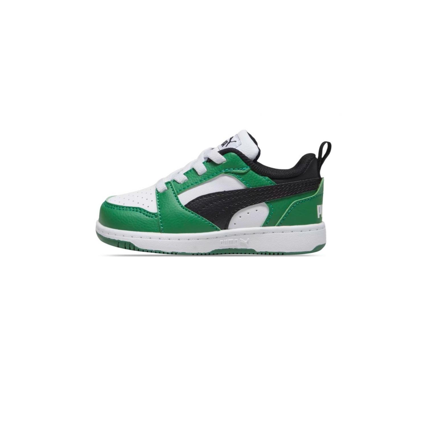Tenis Casual Puma Rebound V6 Lo verde infantil 393835 05 unisex