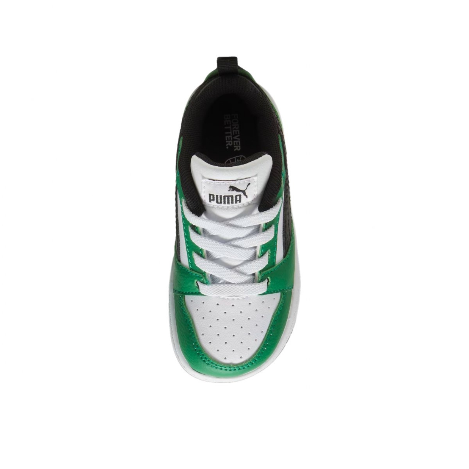Tenis Casual Puma Rebound V6 Lo verde infantil 393835 05 unisex