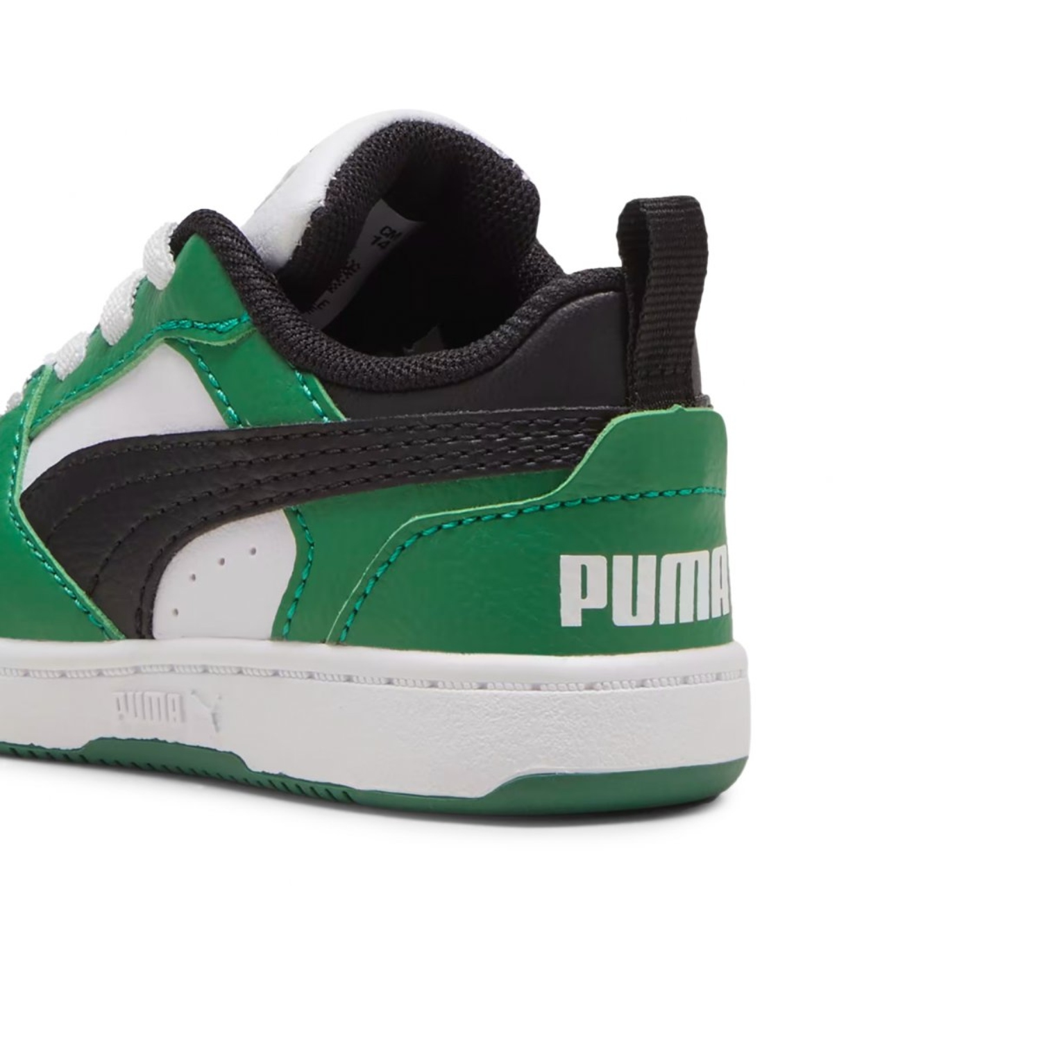 Tenis Casual Puma Rebound V6 Lo verde infantil 393835 05 unisex