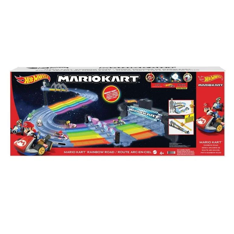 Pista de Juguete Hot Wheels Mario Kart Senda Arcoíris