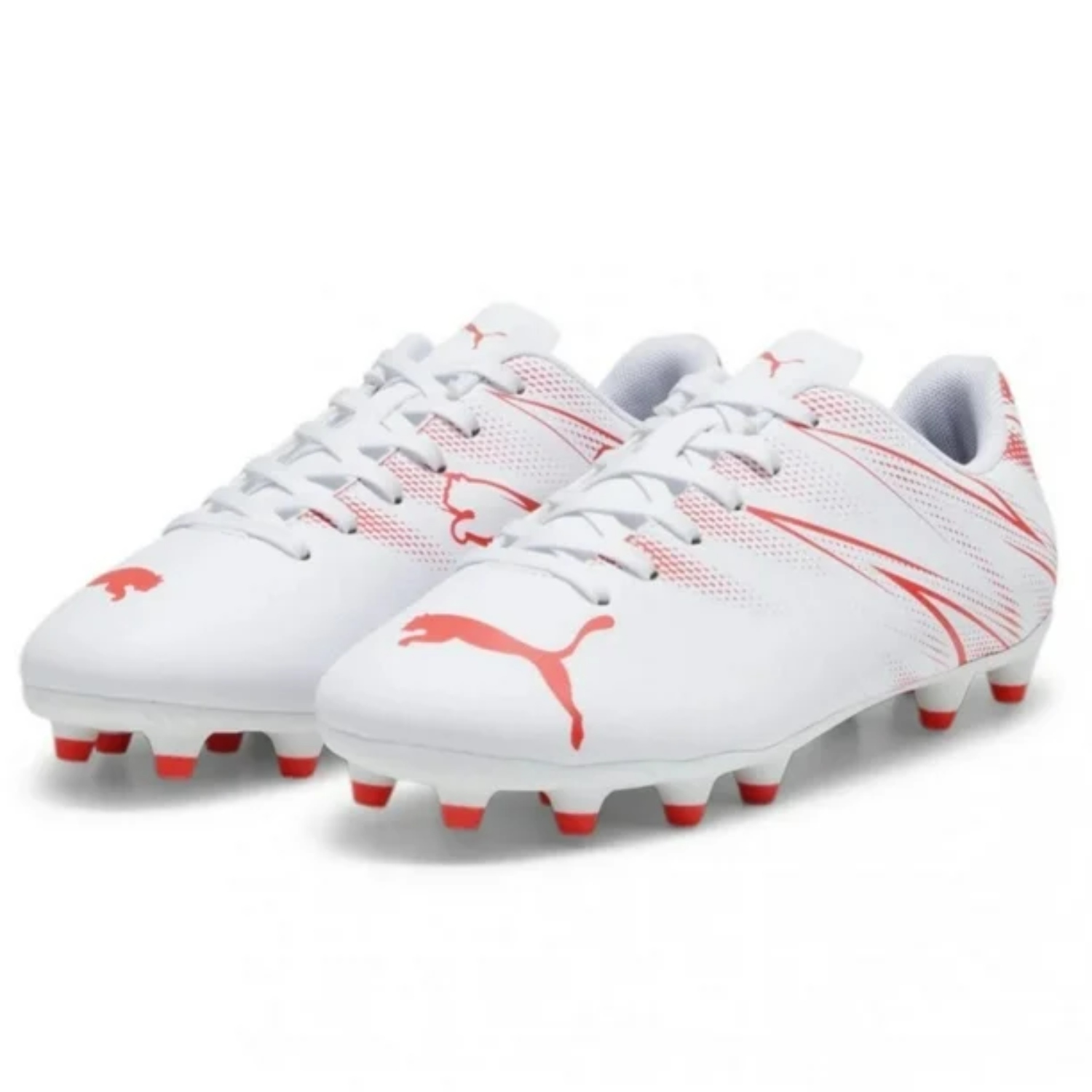 Tenis De Futbol Puma Attacanto FG/AG Jr Blanco De Niños 107480 04