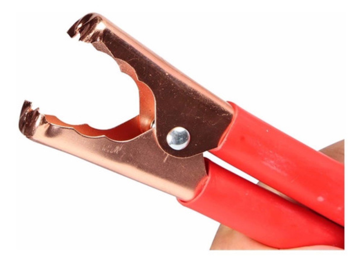 Cables Pasacorriente Calibre 8 2.5mts Uso Rudo Funda Rojo/Negro