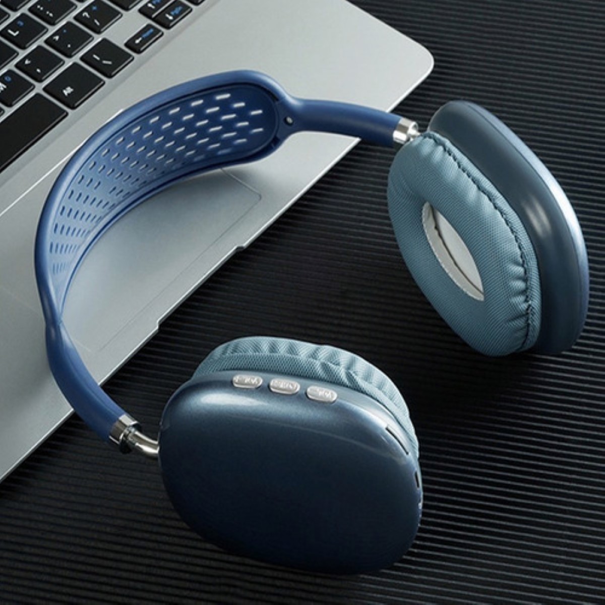 Auriculares Inalámbricos P9 Con Bluetooth Y Micrófono Cascos, Azul 