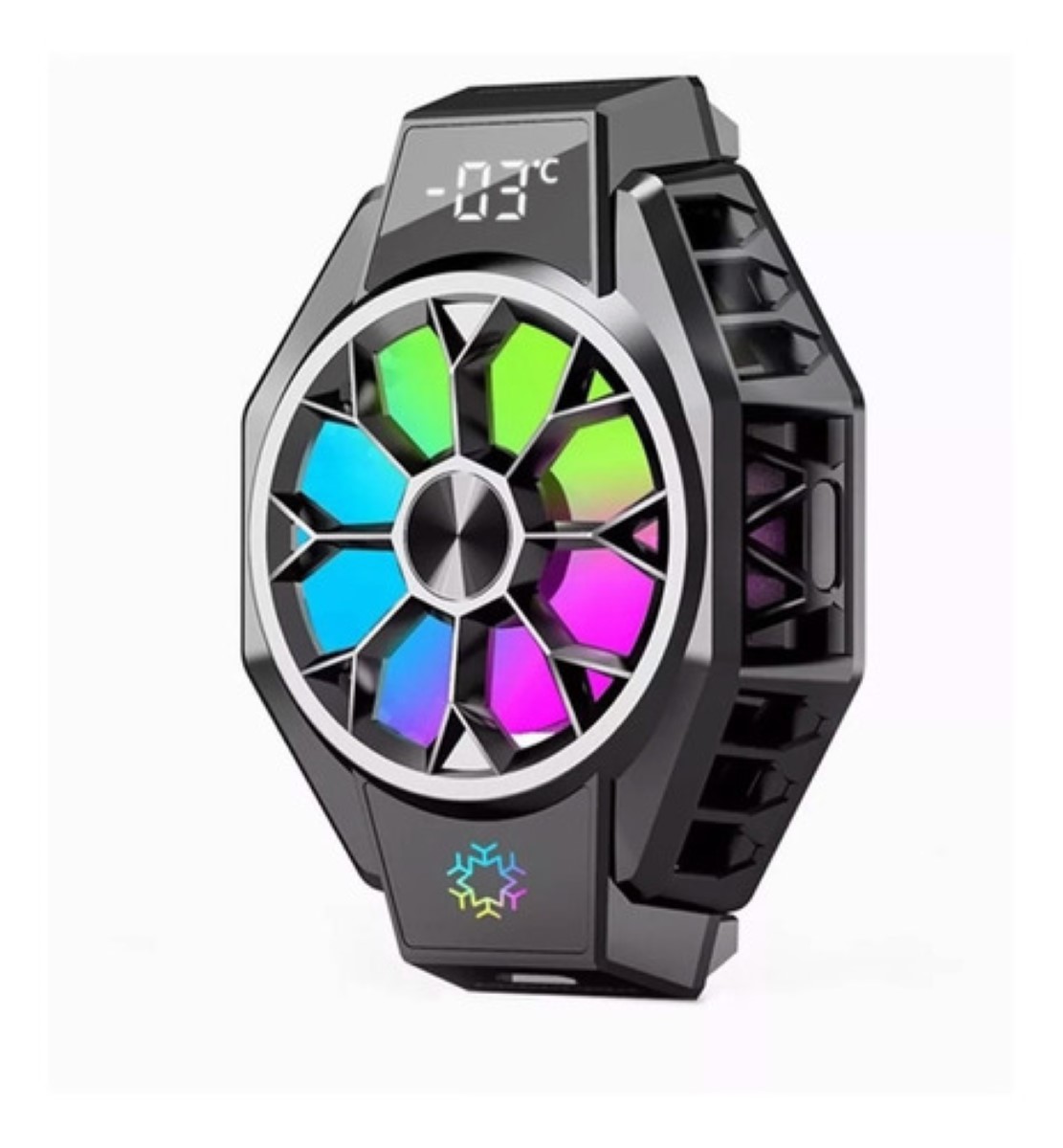 Ventilador Para Android Funcooler Del Celular Gamer Type-c, Negro