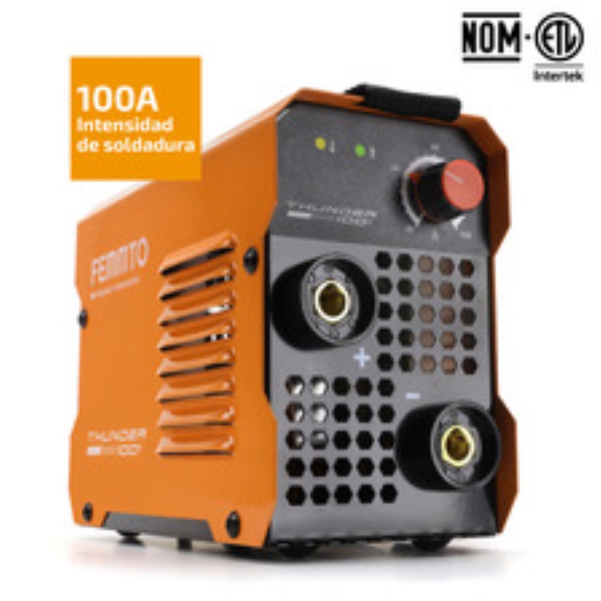 Soldadora Inversora Portátil 120 60Hz - Soldadora Inverter Máquina para Soldar Naranja