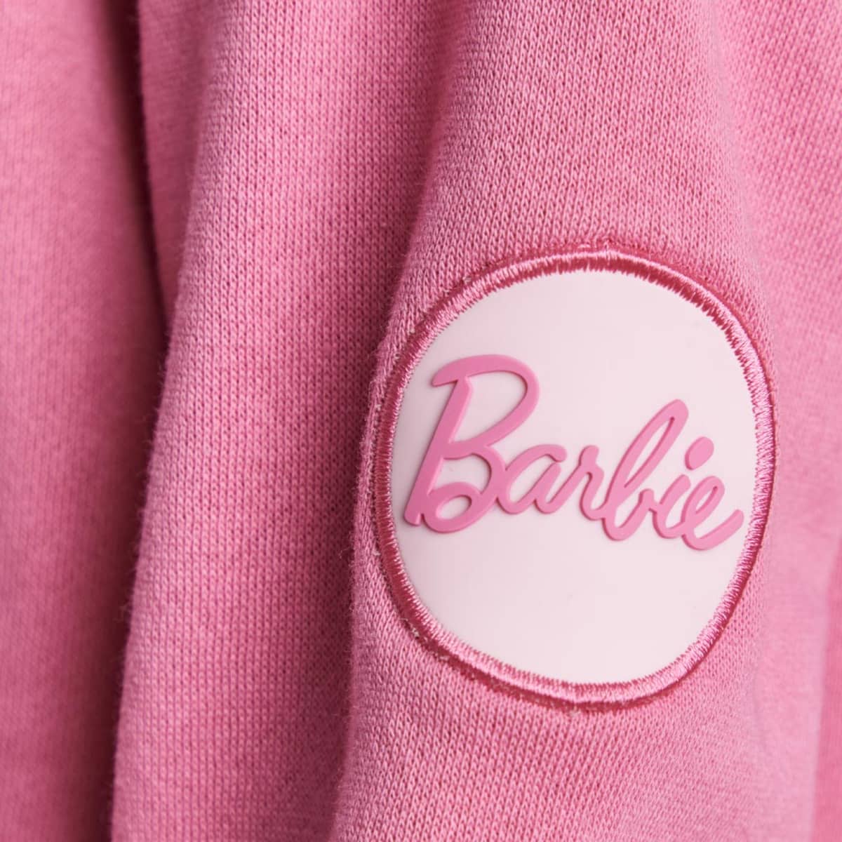Sudadera para niña estampada con Barbie, color rosa, mod. 1092079