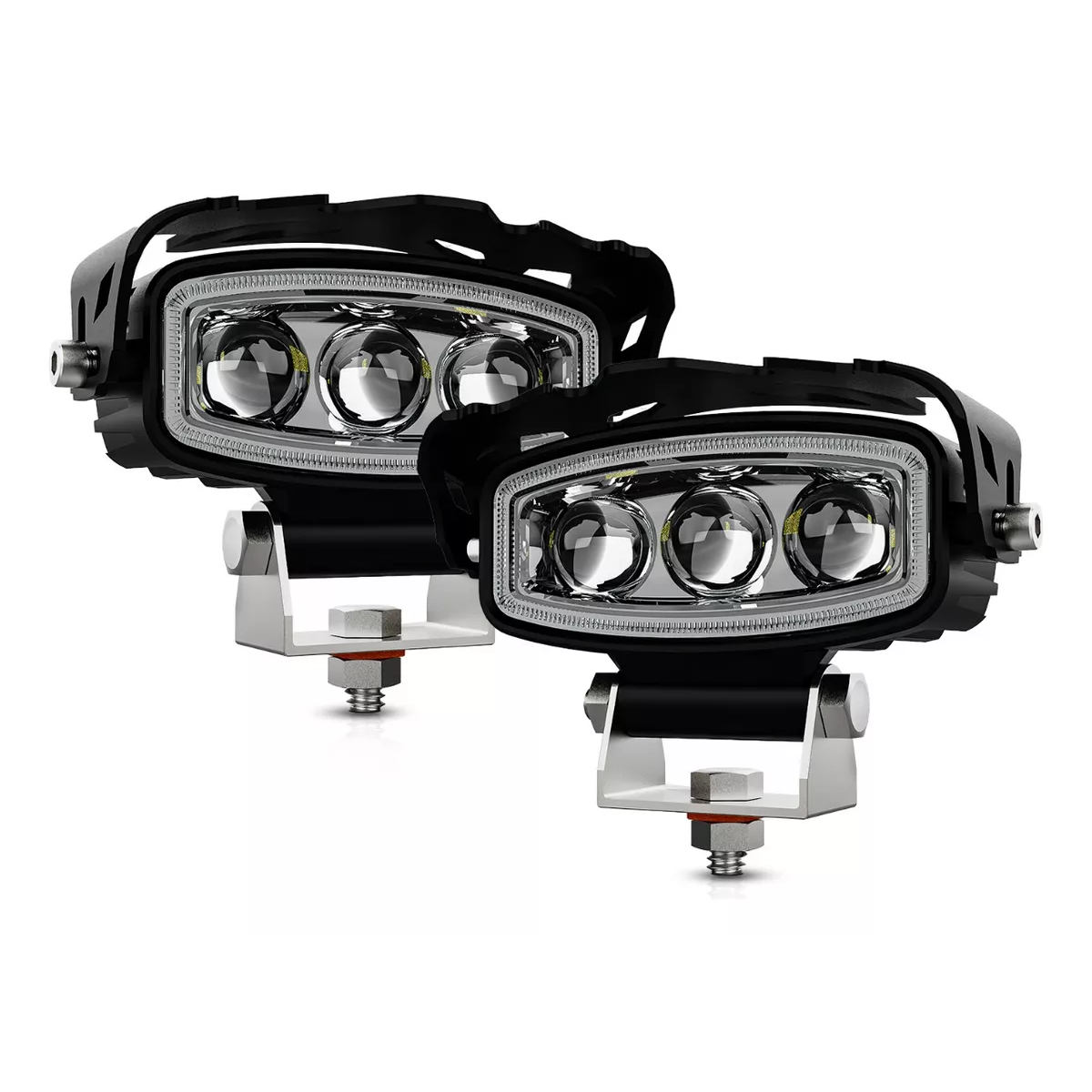 2pcs Faro Led Exploradoras Laser Lupa Estrobo Moto Auto 280w