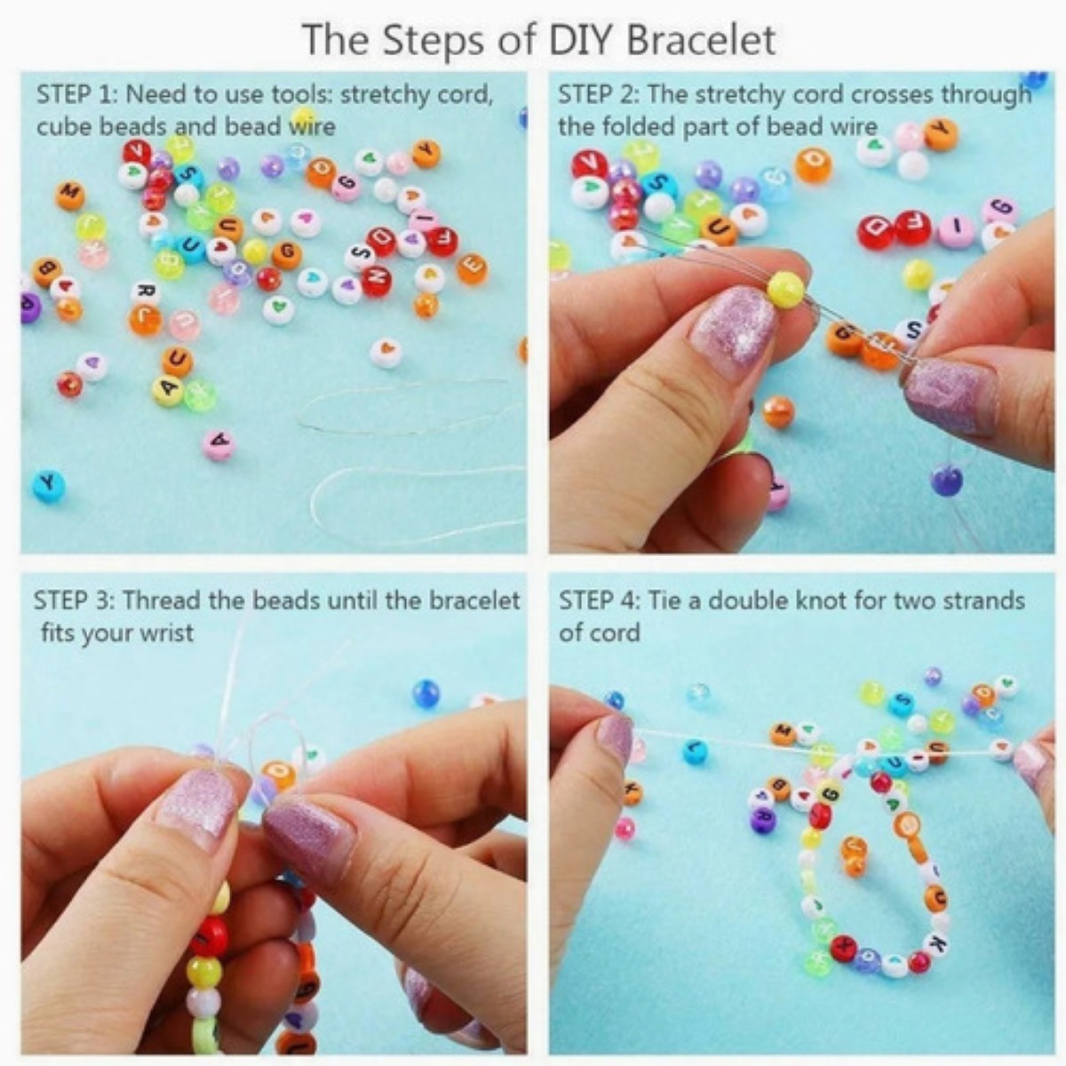 Kits Para Hacer Pulseras y Collares De Bricolaje 12000