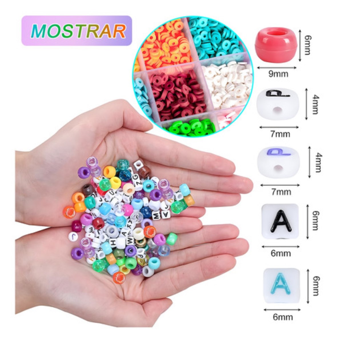 Kits Hacer Pulseras Bricolaje Cuentas 38000 Piezas Audyde