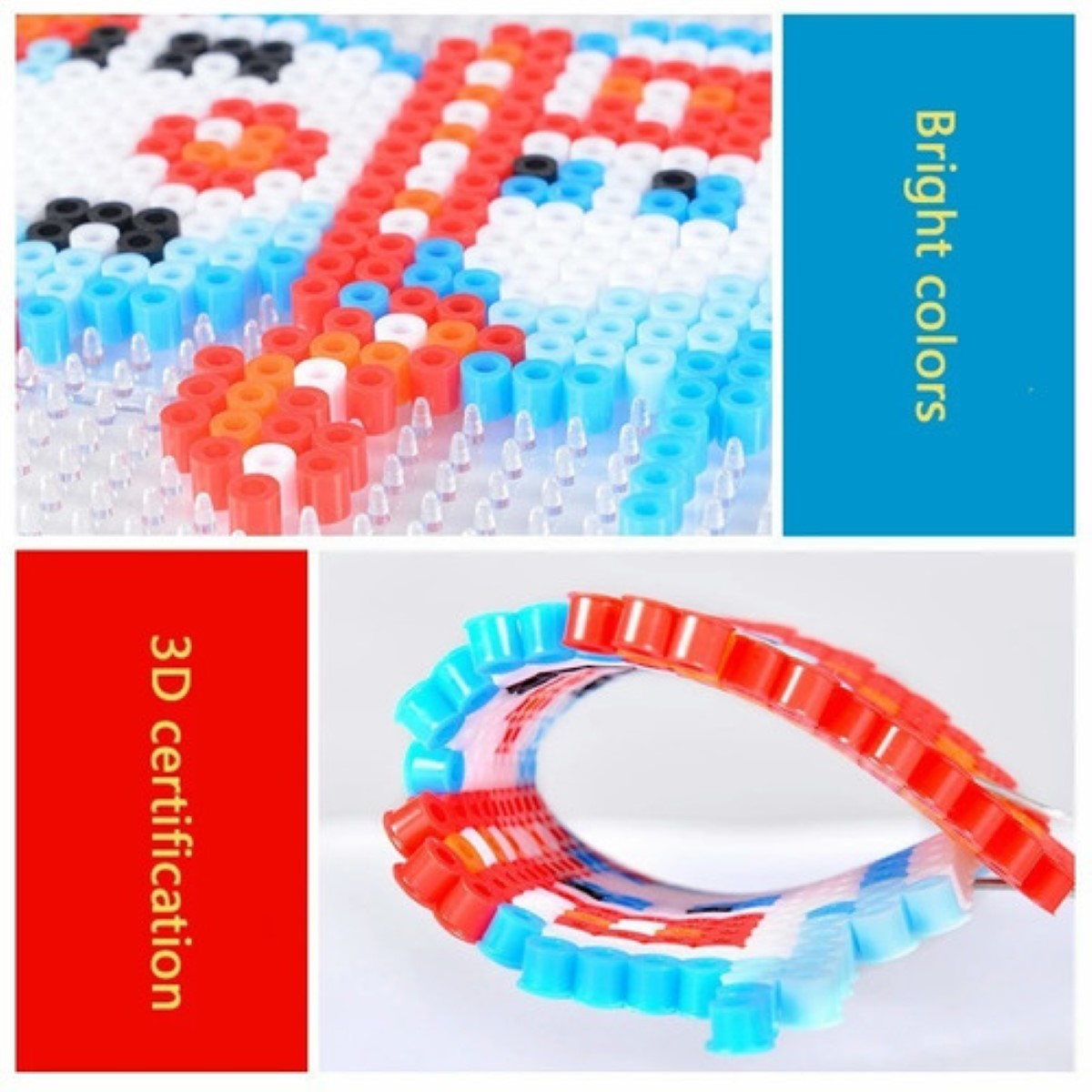 Kit Hama Perl Lote Mini Hama Beads De 2.6 Mm 48000 Piezas