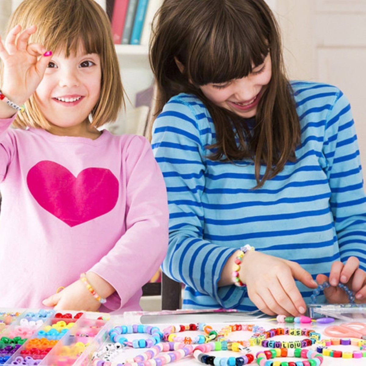 Kit Para Hacer Pulseras Niña De Bricolaje Cuentas Del Letras