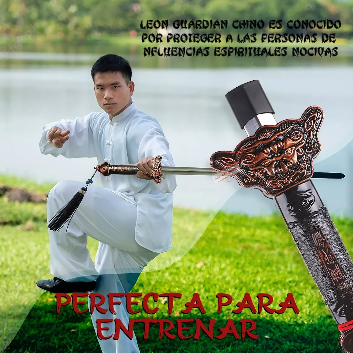 Espada De Leon Para Tai Chi Retractil Ejercicio Practica 810