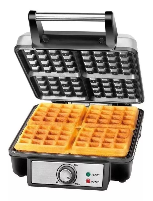 Wafflera Belga Heat+ Premium 4 Rebanadas Acero Masterchef 4.7 Calificación 4.5 de 5 (224)