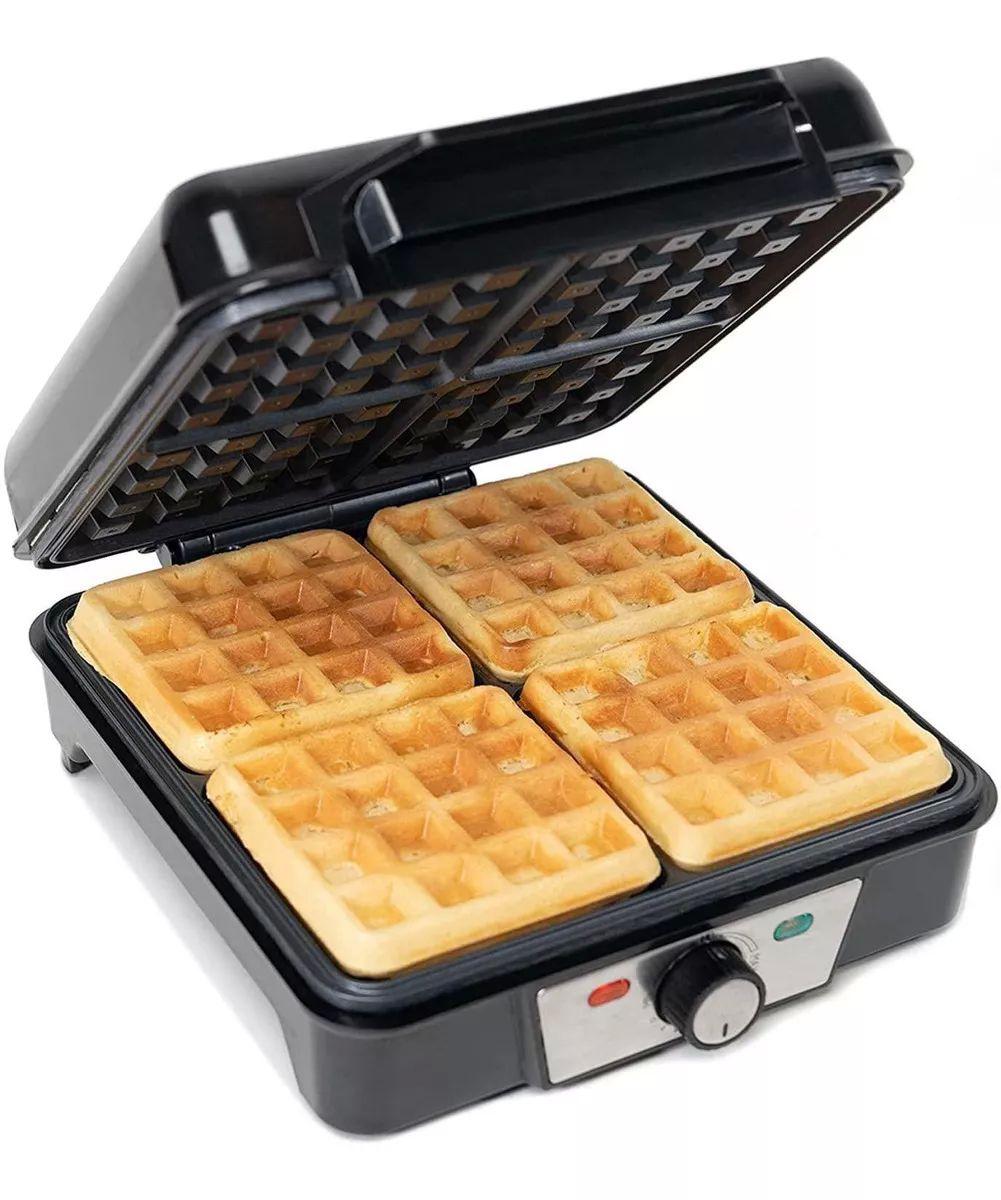 Wafflera Belga Heat+ Premium 4 Rebanadas Acero Masterchef 4.7 Calificación 4.5 de 5 (224)