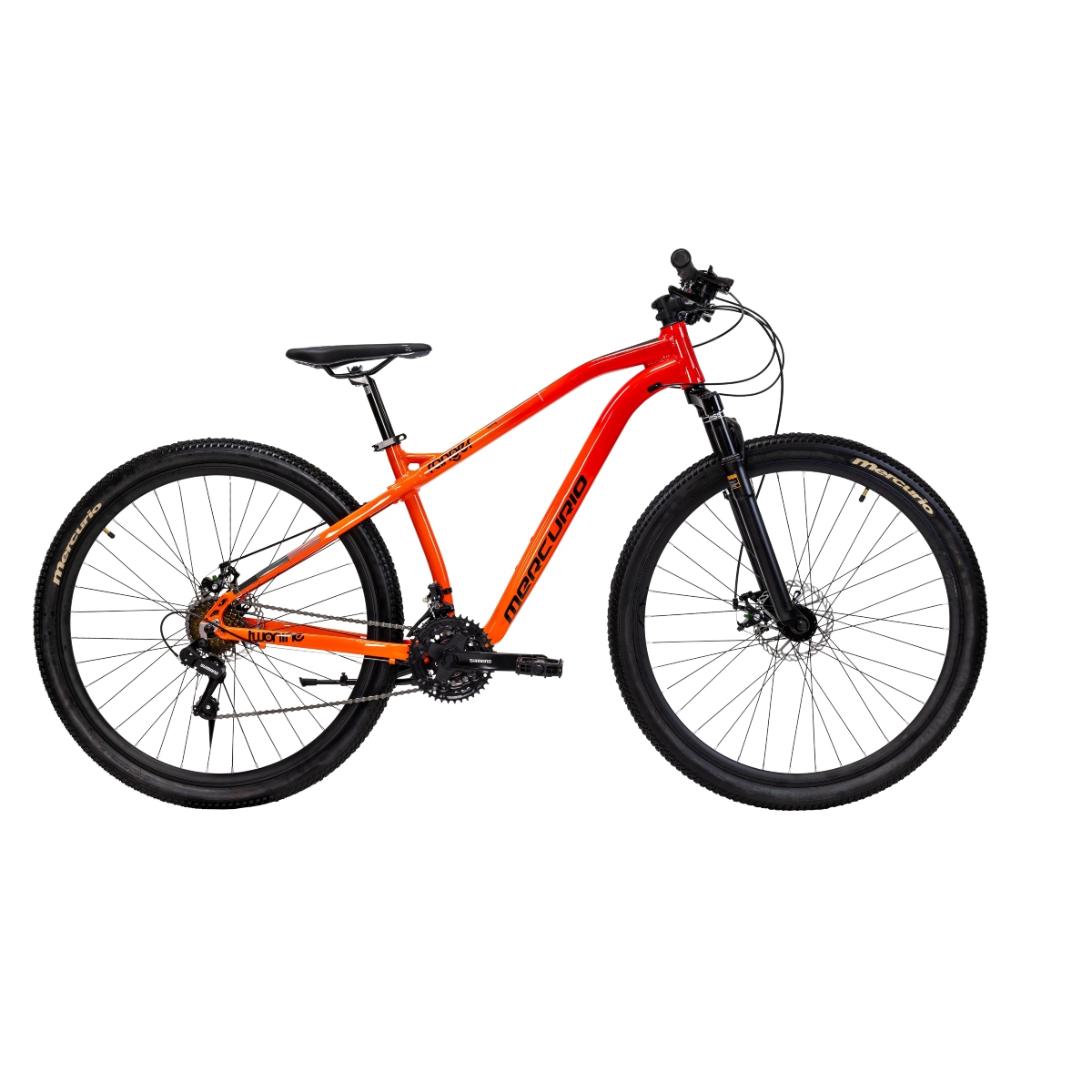 BICICLETA MERCURIO RANGER TEAM R29 ROJO/NARANJA 24 VEL ENDY15