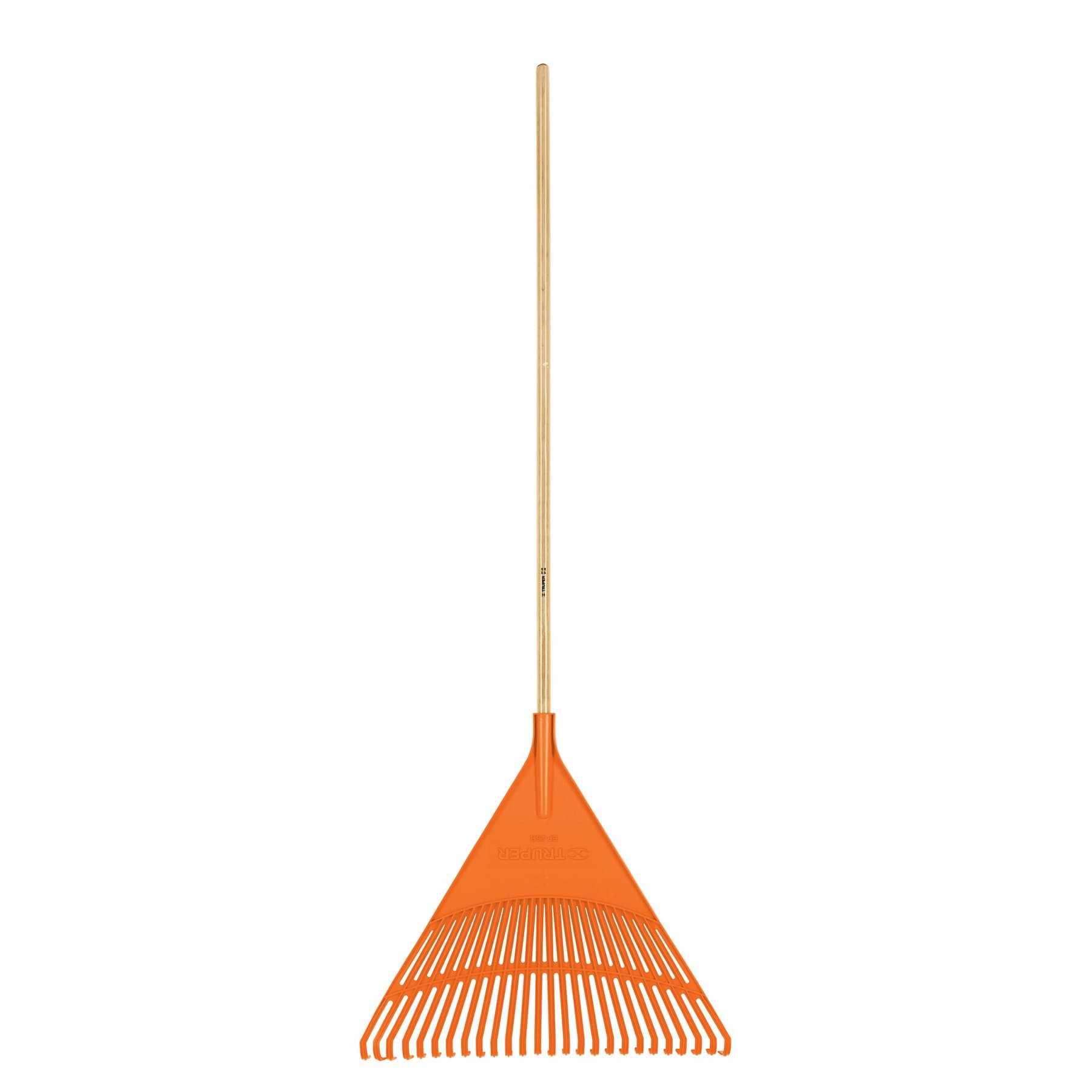 ESCOBA PLÁSTICA RÍGIDA PARA JARDÍN, 26 DIENTES, MANGO 48" TRUPER 19788