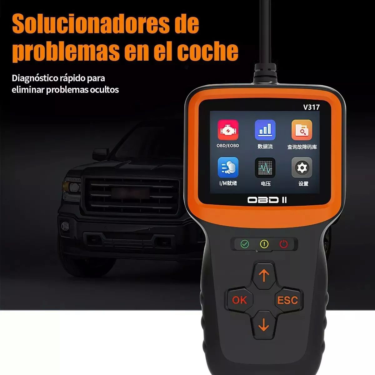 Escaner Launch Elm327 Automotriz Obd2 Motor Universal