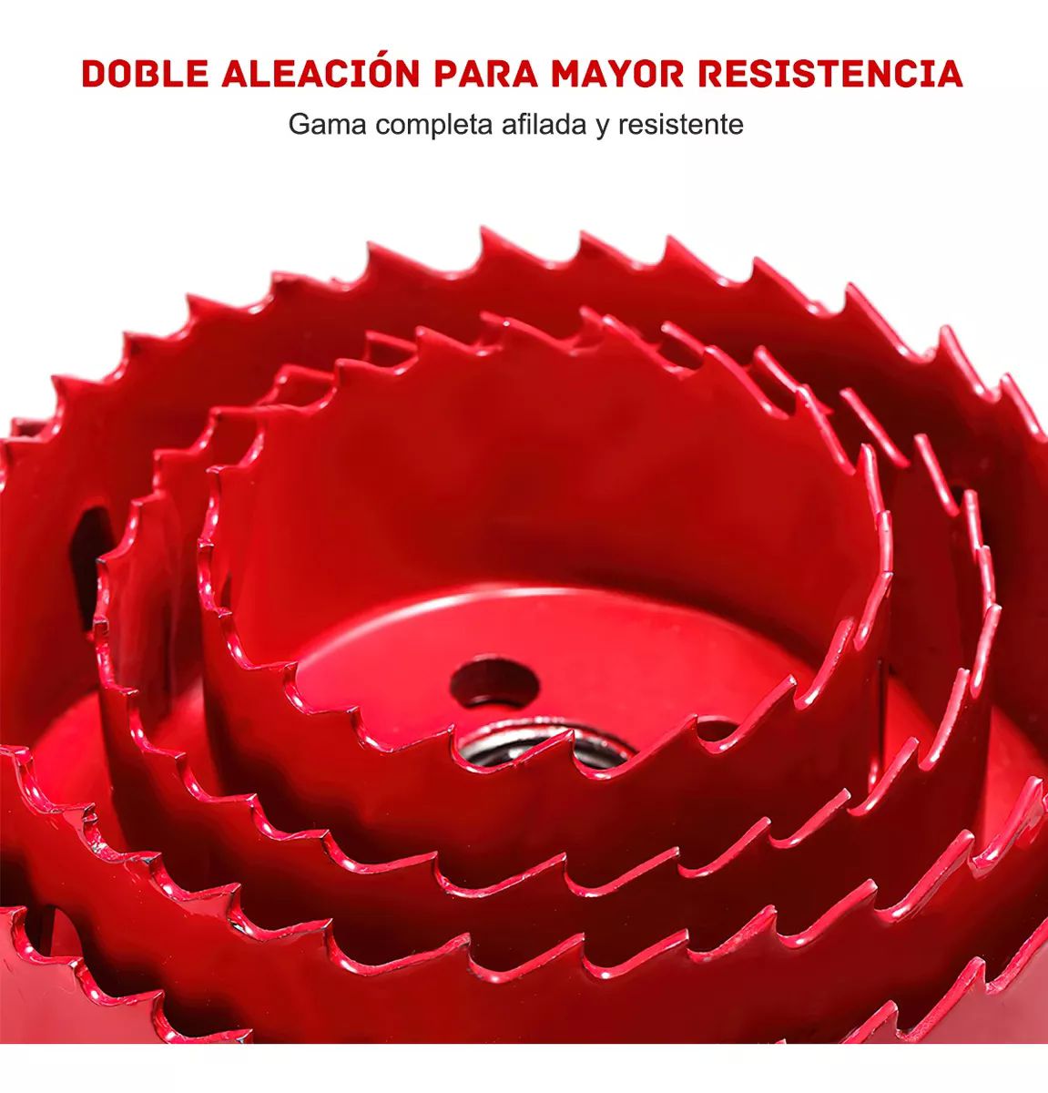 15 Brocas Sierras Corta Circulo Metal 14-70mm Hss Acero Inox