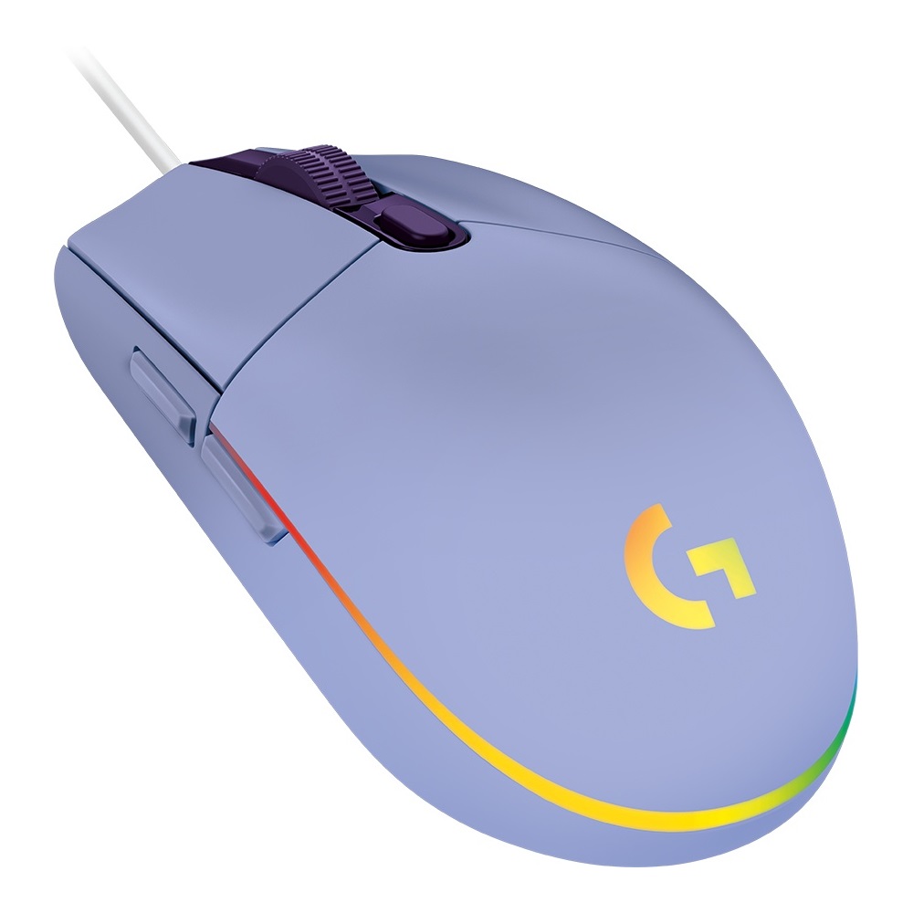Mouse Gamer Logitech Óptico G203 LightSync Alámbrico USB 8000DPI