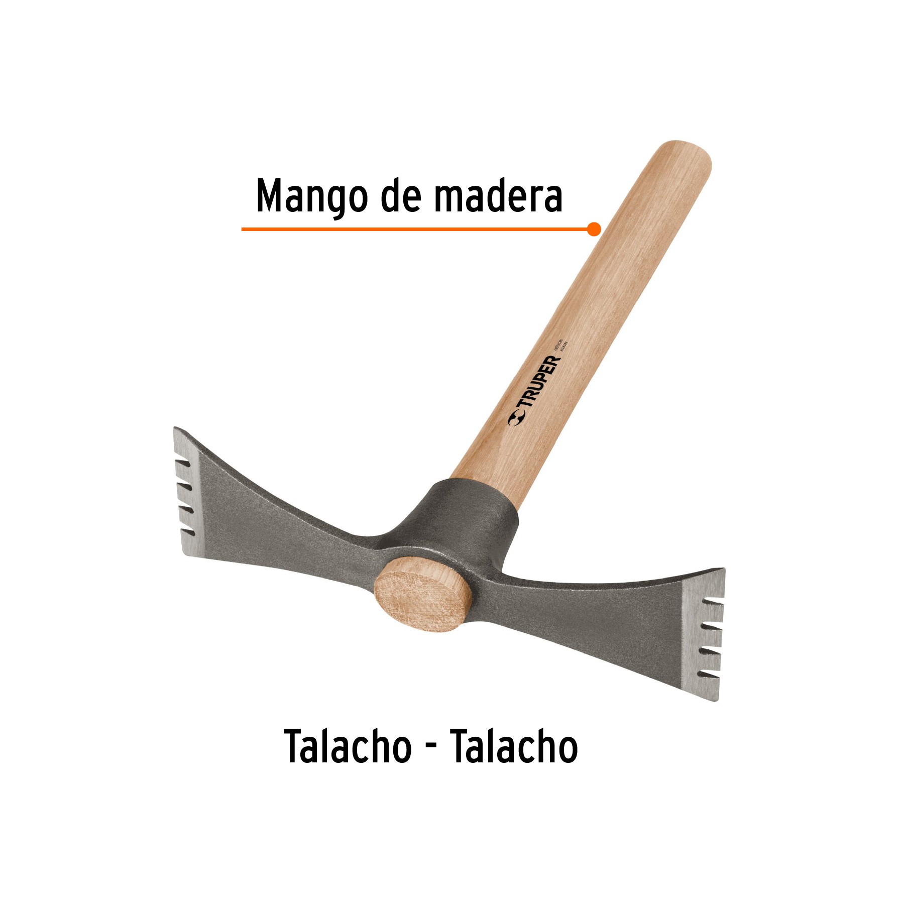 Truper TJA-2 Talacho-pick, Wooden Handle 14&quot