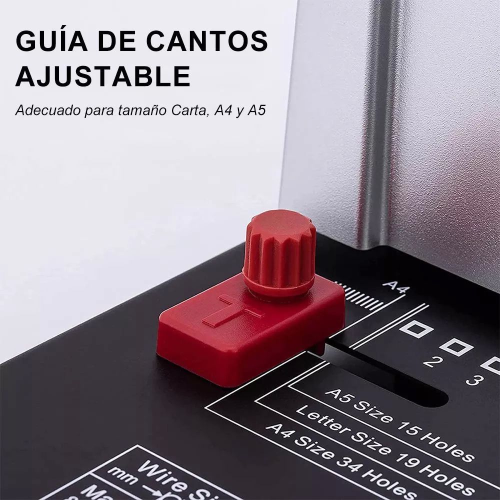 Encuadernadora Espiral Plástico Arillometálico+234accesorios