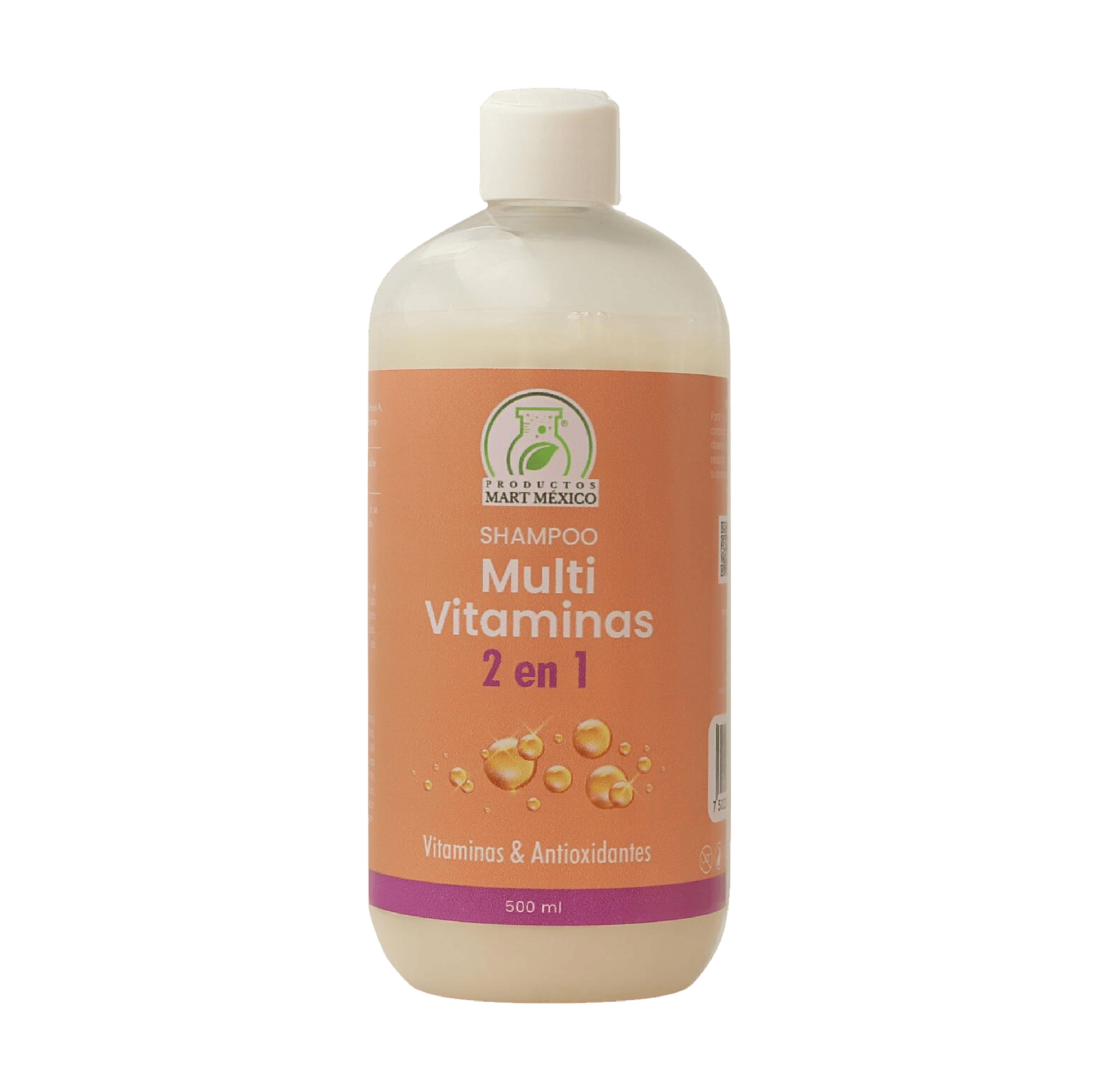 Shampoo Capilar Multivitaminas 2 en 1 (500ml)