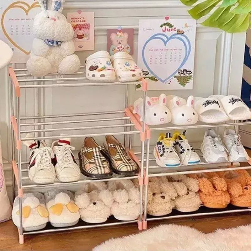 Mueble Organizador 4 Niveles Estantes Zapatera Portátil