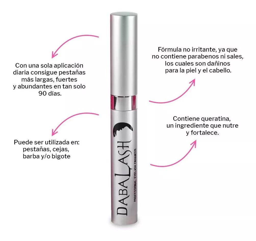 Dabalash Suero profesional para el crecimiento de pestañas, mejora el crecimiento de pestañas 5.32 Ml.