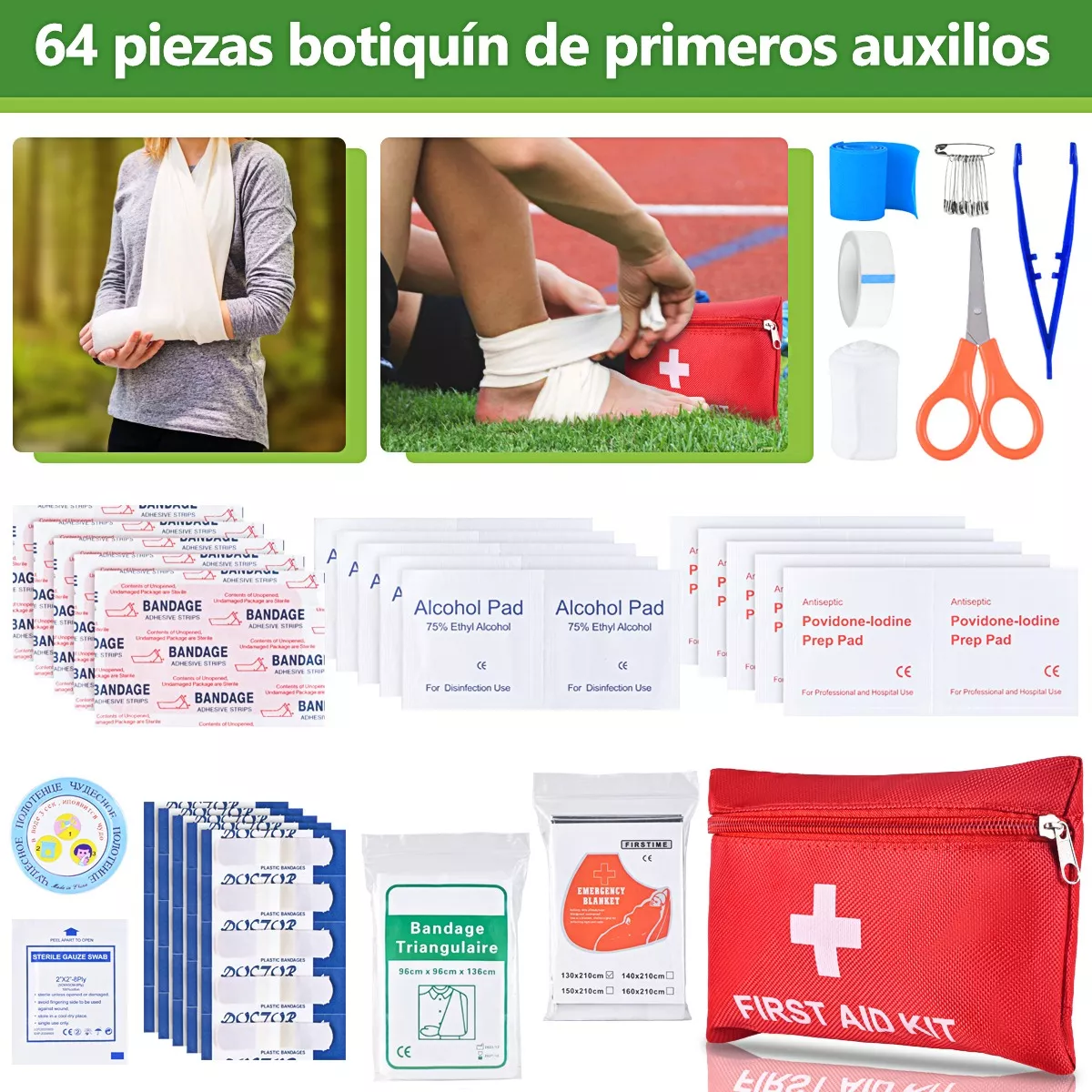 Kit Herramientas De Emergencia Reparación De Bicicletas