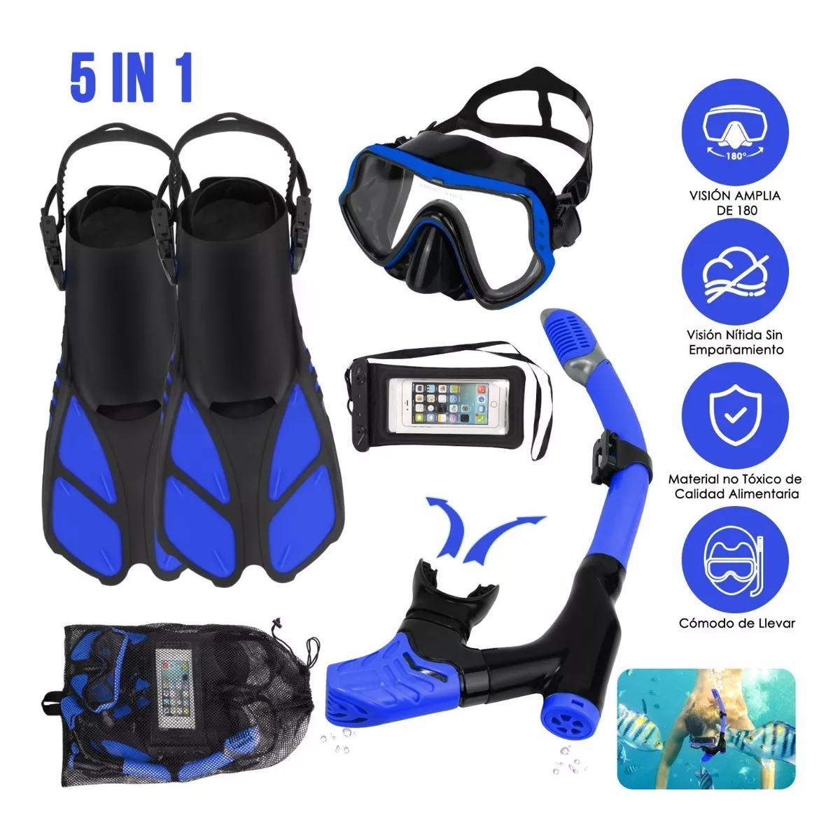 AGUA - Material de buceo, apnea, snorkeling y natación