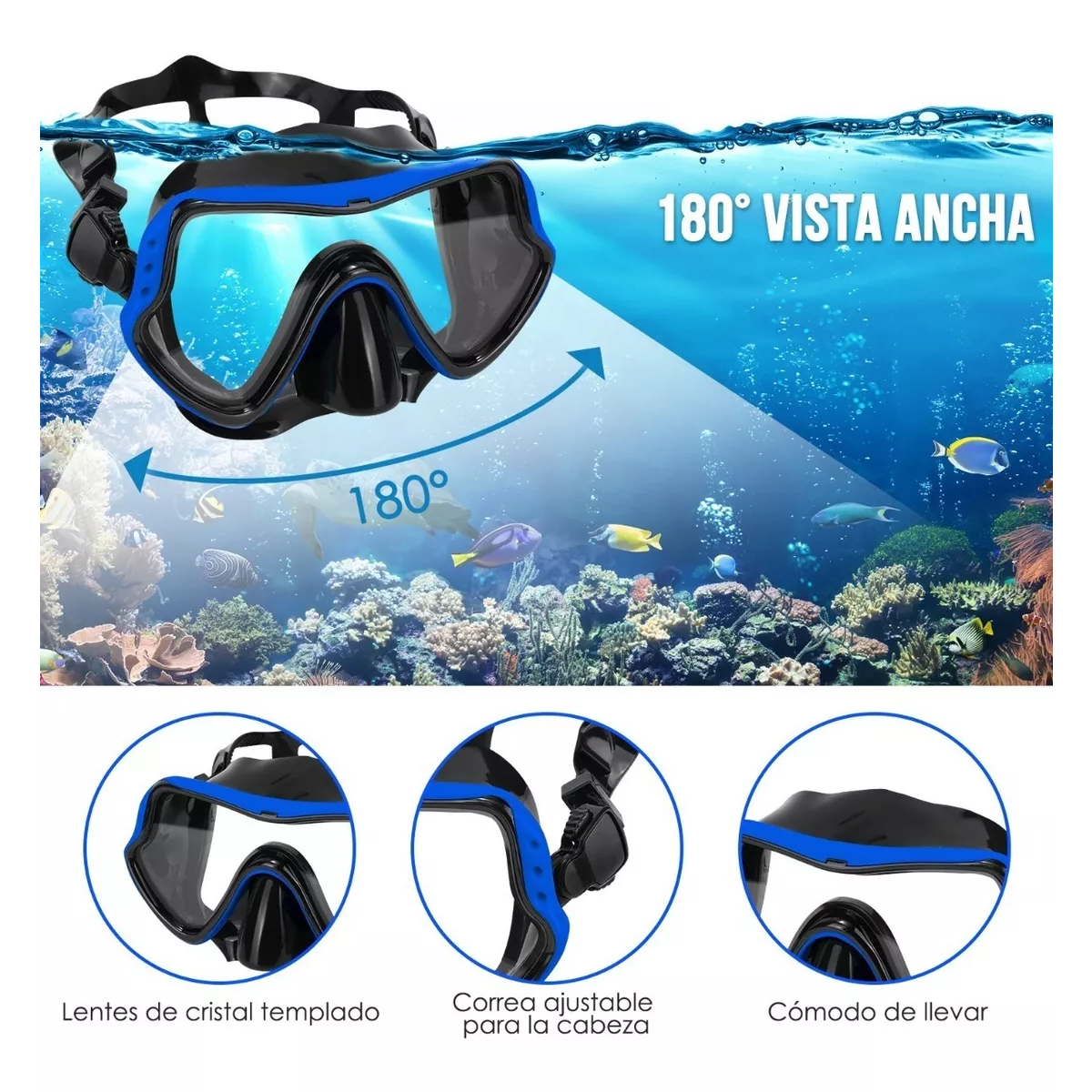 SEAC Aquatech gafas de natación de silicona