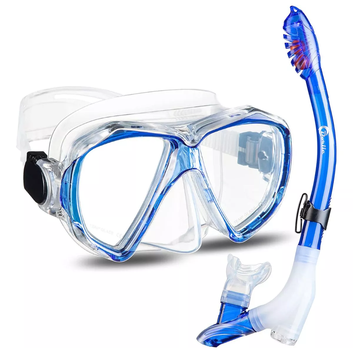 Lentes Snorkel Visor Para Buceo Silicona 180 Ajustable