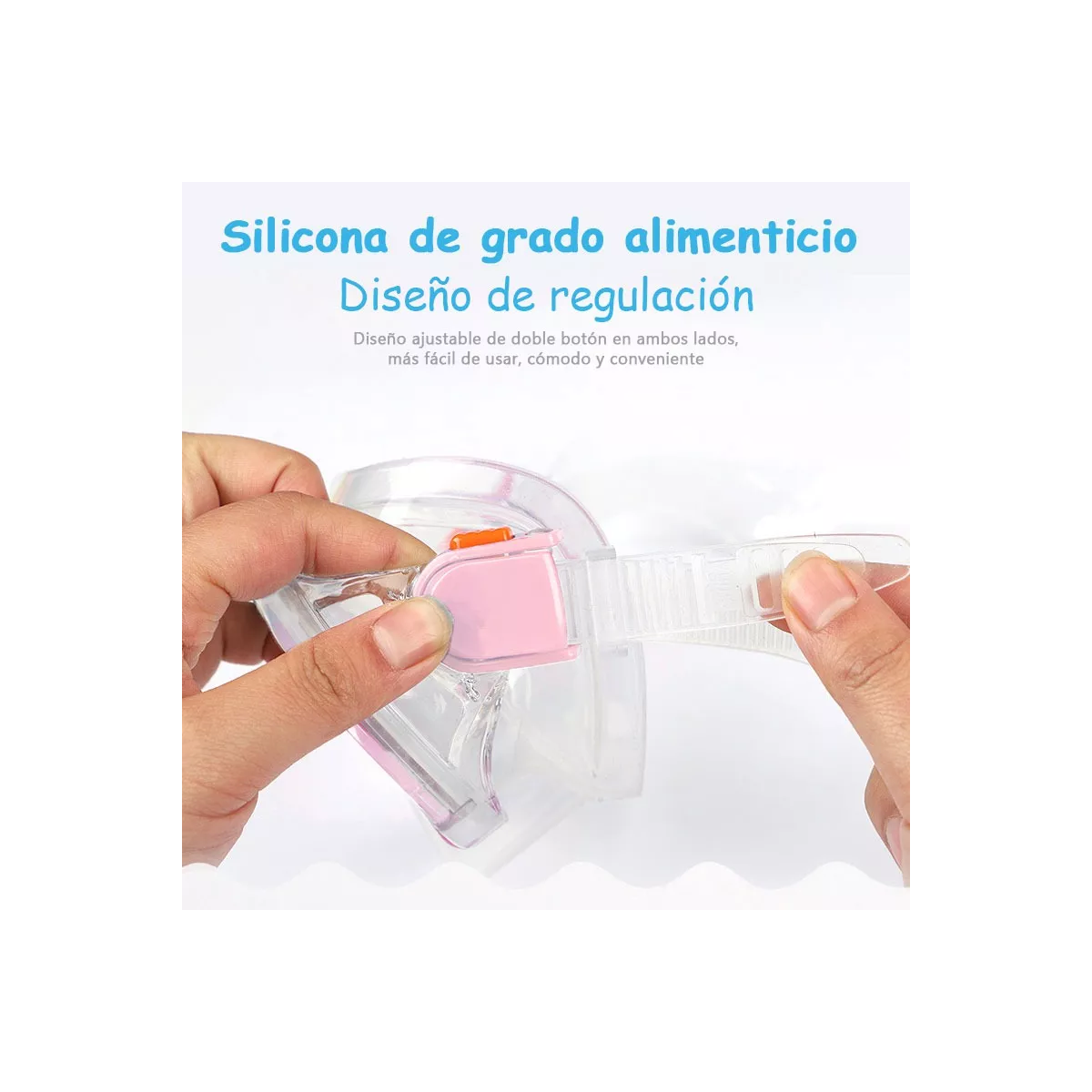 Gafas Anti Niebla Snorkel Mascara Buceo Buceo Snorkel Niño Rosa