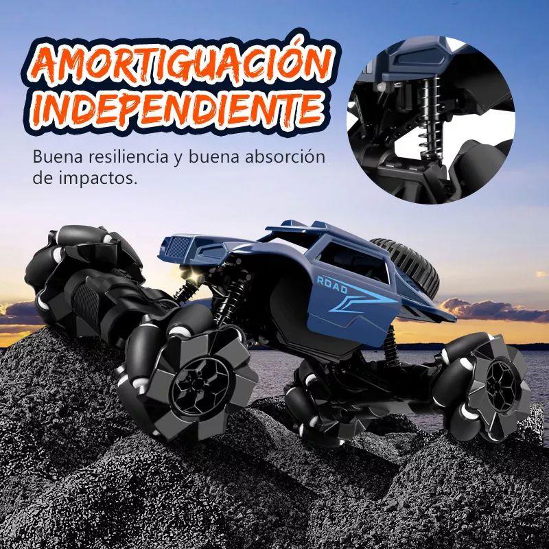 Coches De Control Remoto 4wd 24cm Y Rotación Carros Juguete