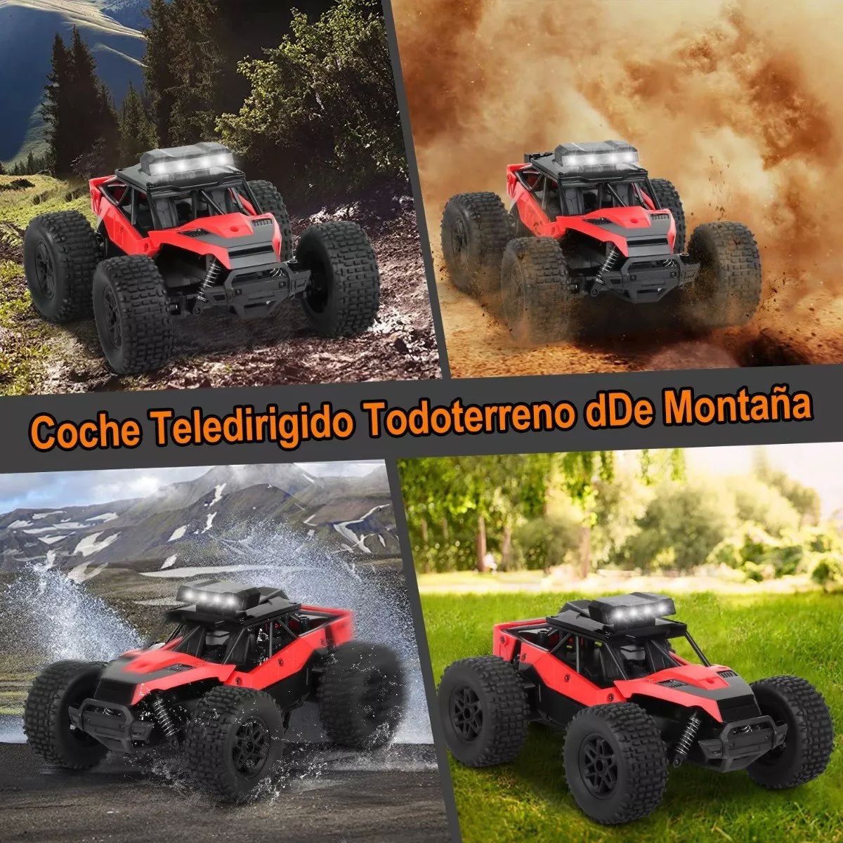 1:20 Carros De Control Remotos Recargable Auto Todoterreno.