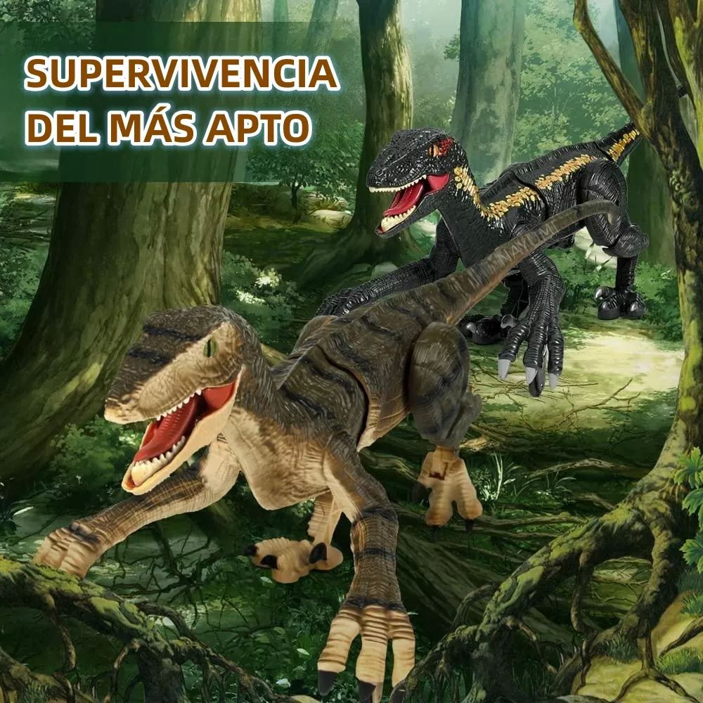 Dinosaurio Jurásico Velociraptor Control Remoto Juguete Niño