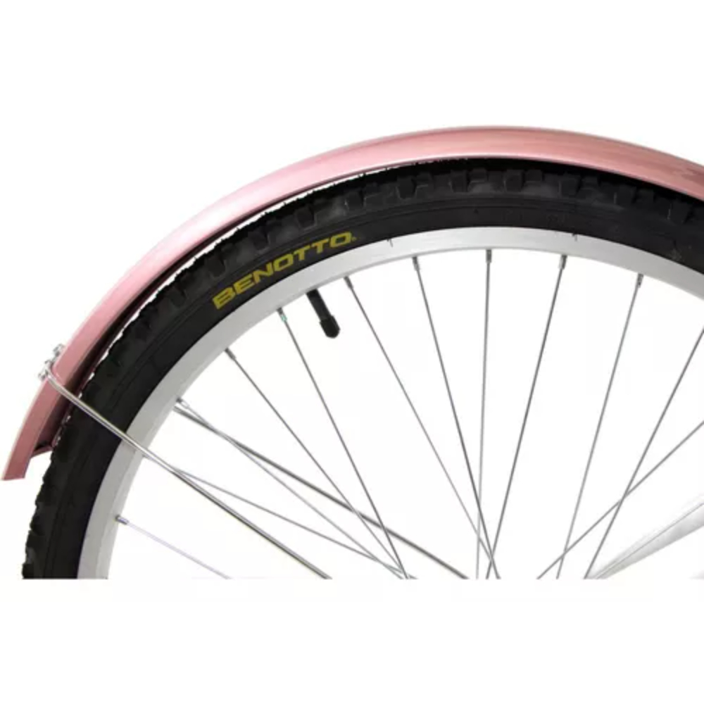Bicicleta Montaña KYRA R26 1V Blanco Rosa Mujer Benotto