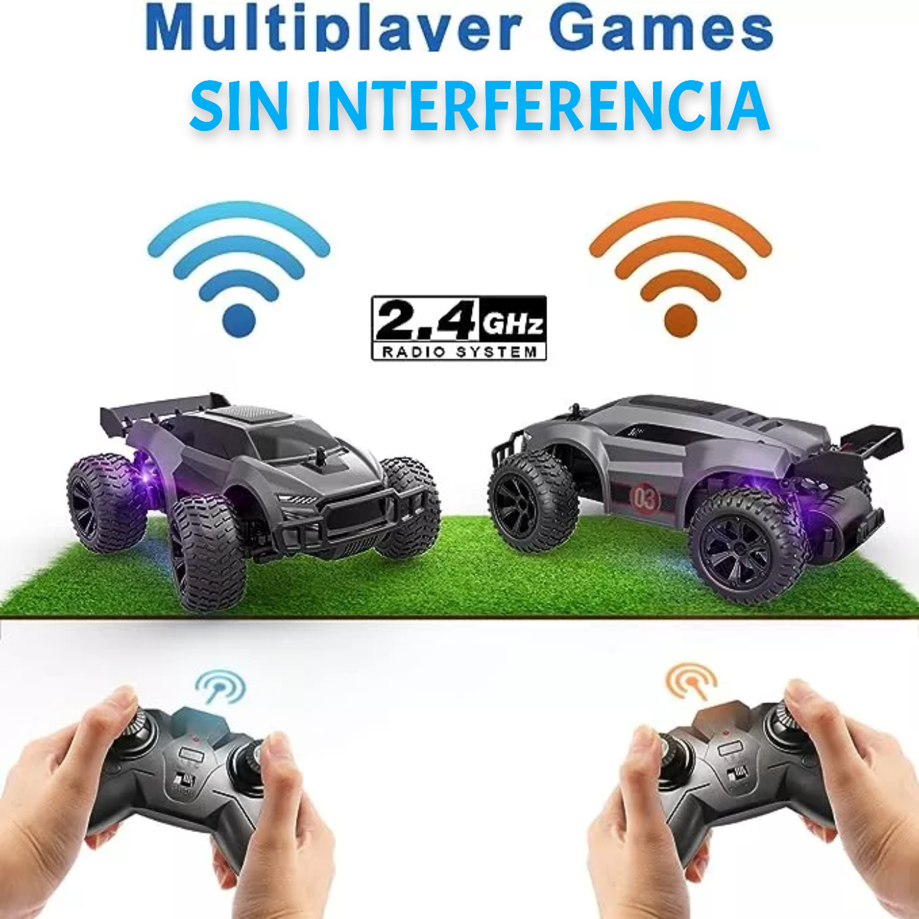 1:22 Todo Terreno Rc Control Remoto Recargable Carro.