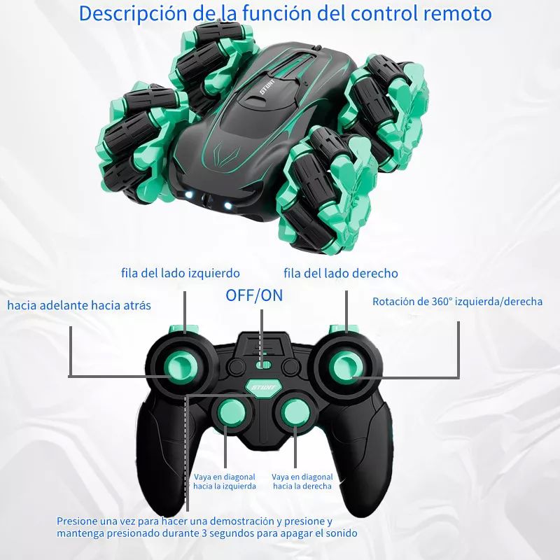 Coche De Juguete De Inducción Con Control Remoto De 360