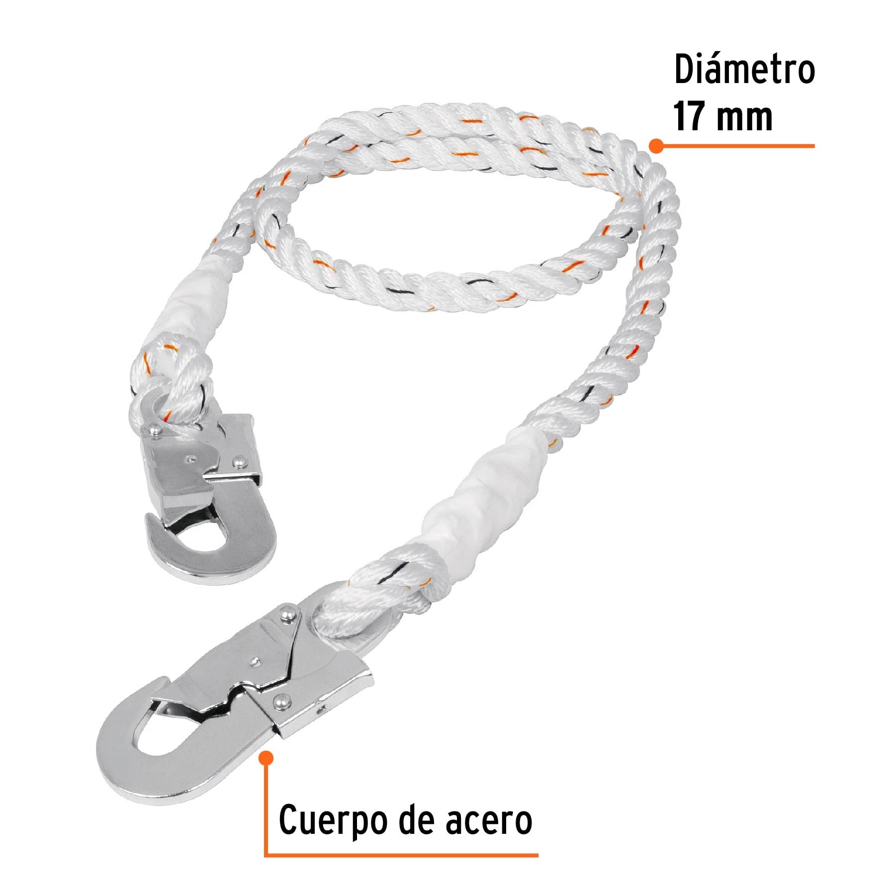 CABLE DE POSICIONAMIENTO CUERDA DE POLIÉSTER DE 1.5 M TRUPER 14435