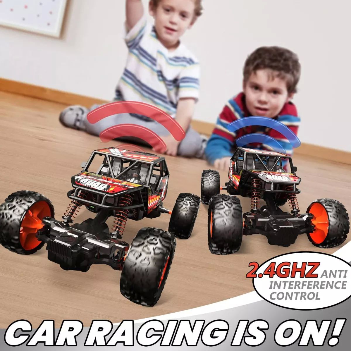 Carros A Control Remoto 4x4 Carros Rc 1/22 Con 2 Baterías