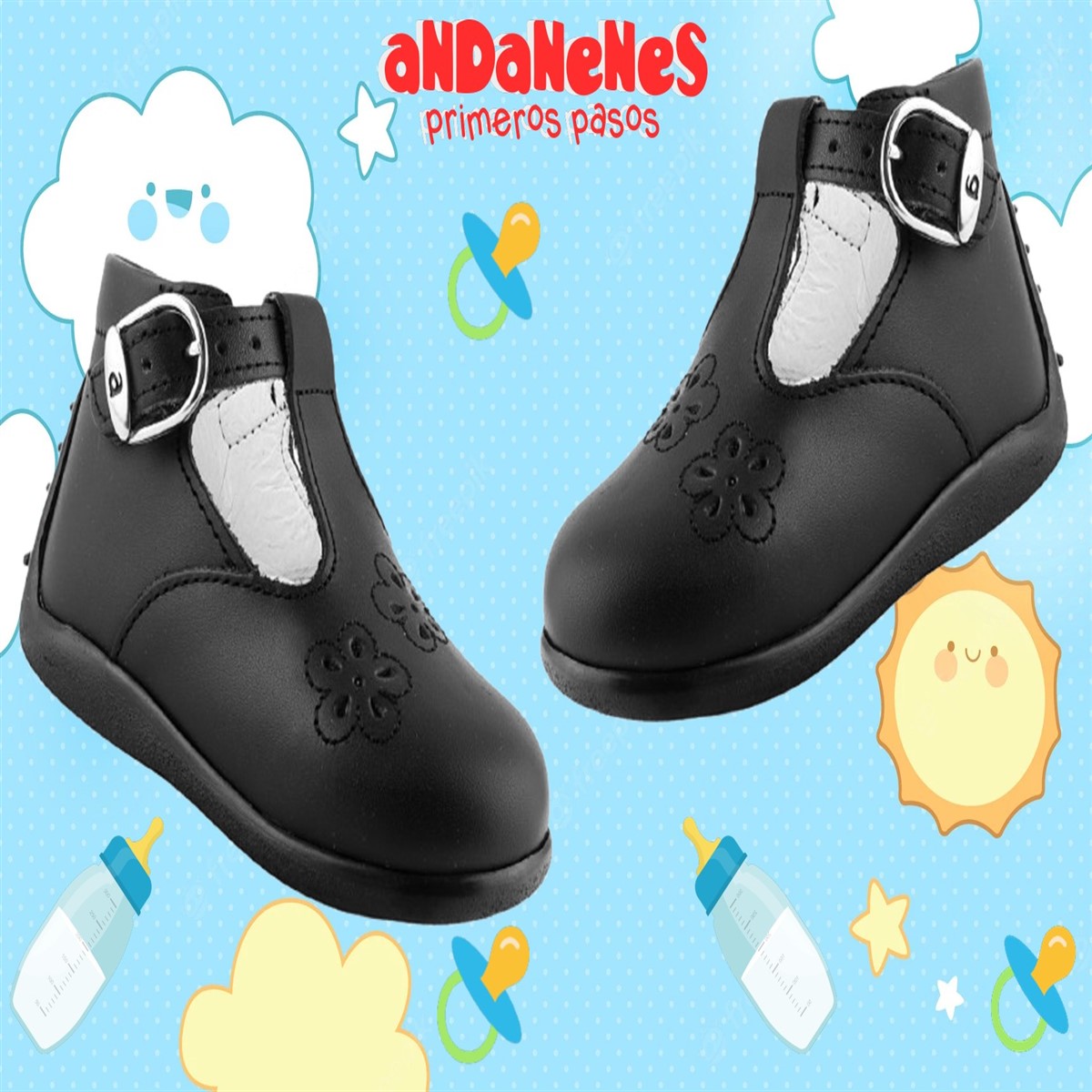 Zapato Niña Bebe Andanenes Primeros Pasos Arco Soporte 6114 (12.0 - 15.5)