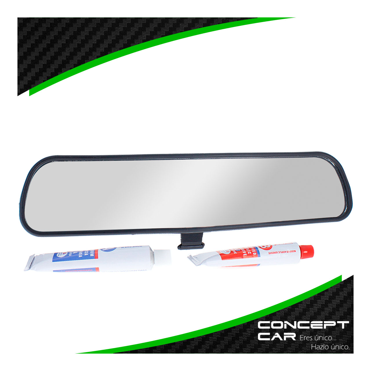 Espejo Retrovisor Central Auto Universal Tipo Dia Noche