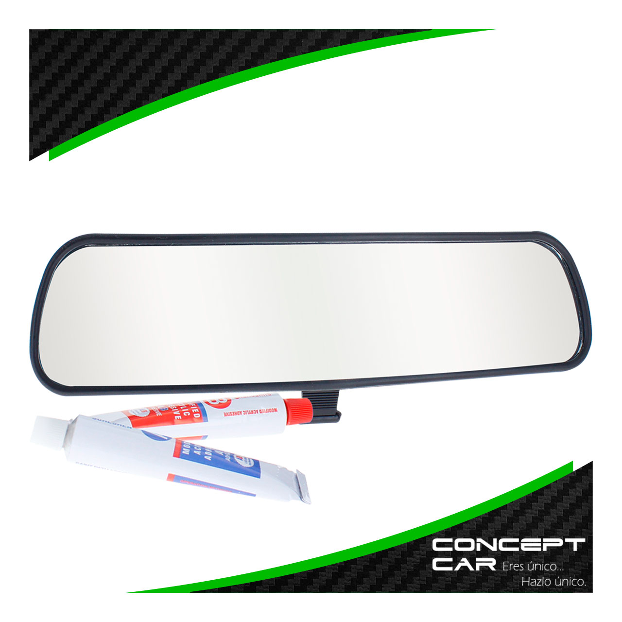 Espejo Retrovisor Central Auto Universal Tipo Dia Noche