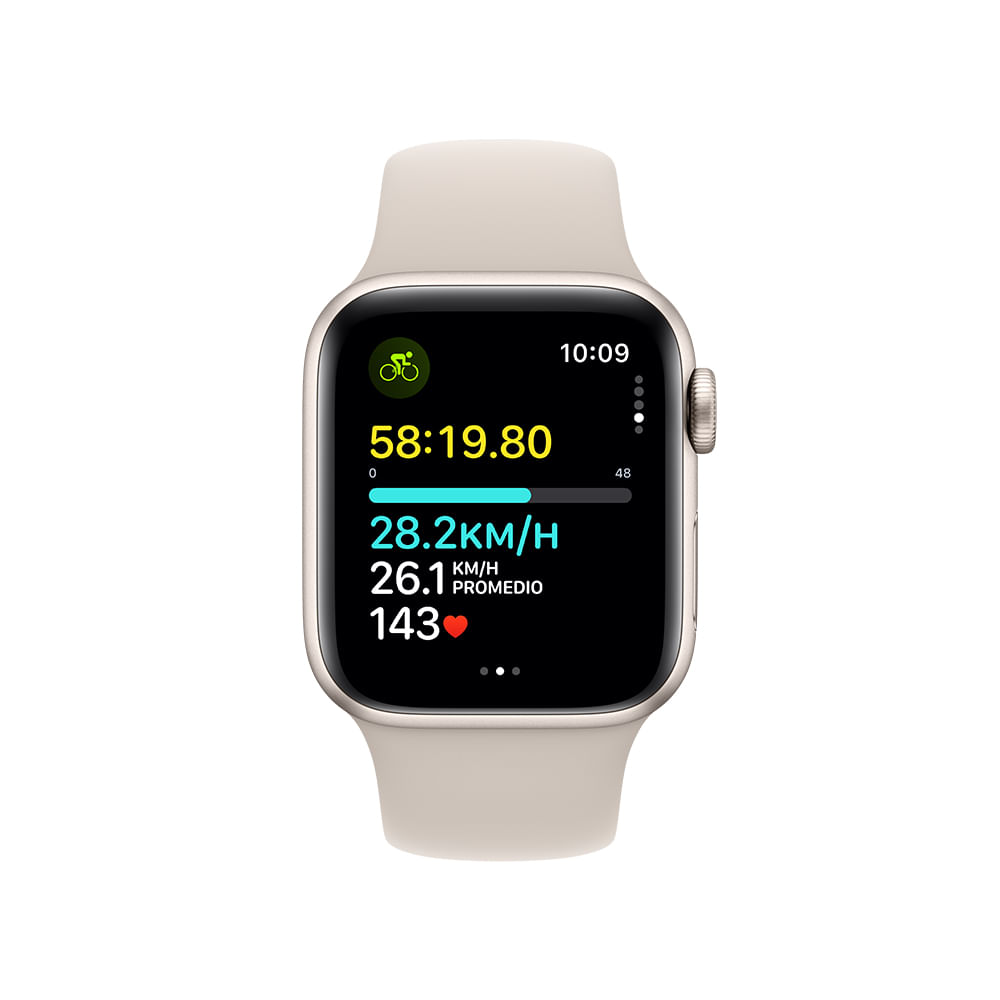 Apple Watch SE 2nd Gen 40mm / Starlight Al Star (Reacondicionado Grado A)
