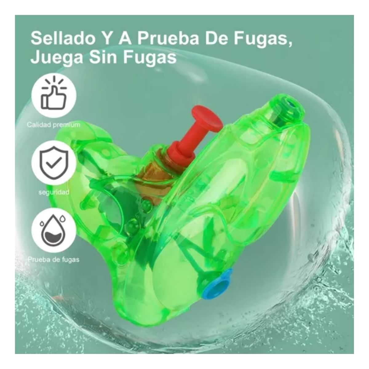 Mini Pistolas De Agua De Juguete Para Niños 4 Piezas, Multicolor